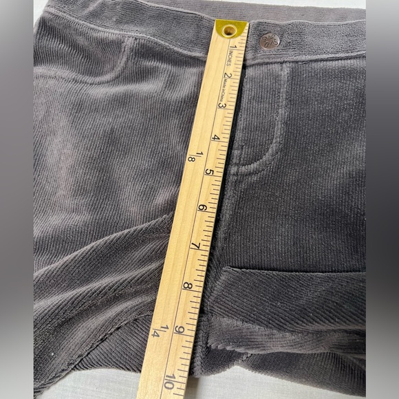 Simply Vera Vera Wang Gray Pull-On Corduroy Low Rise Legging Women's Size S C-6 - Picture 7 of 9